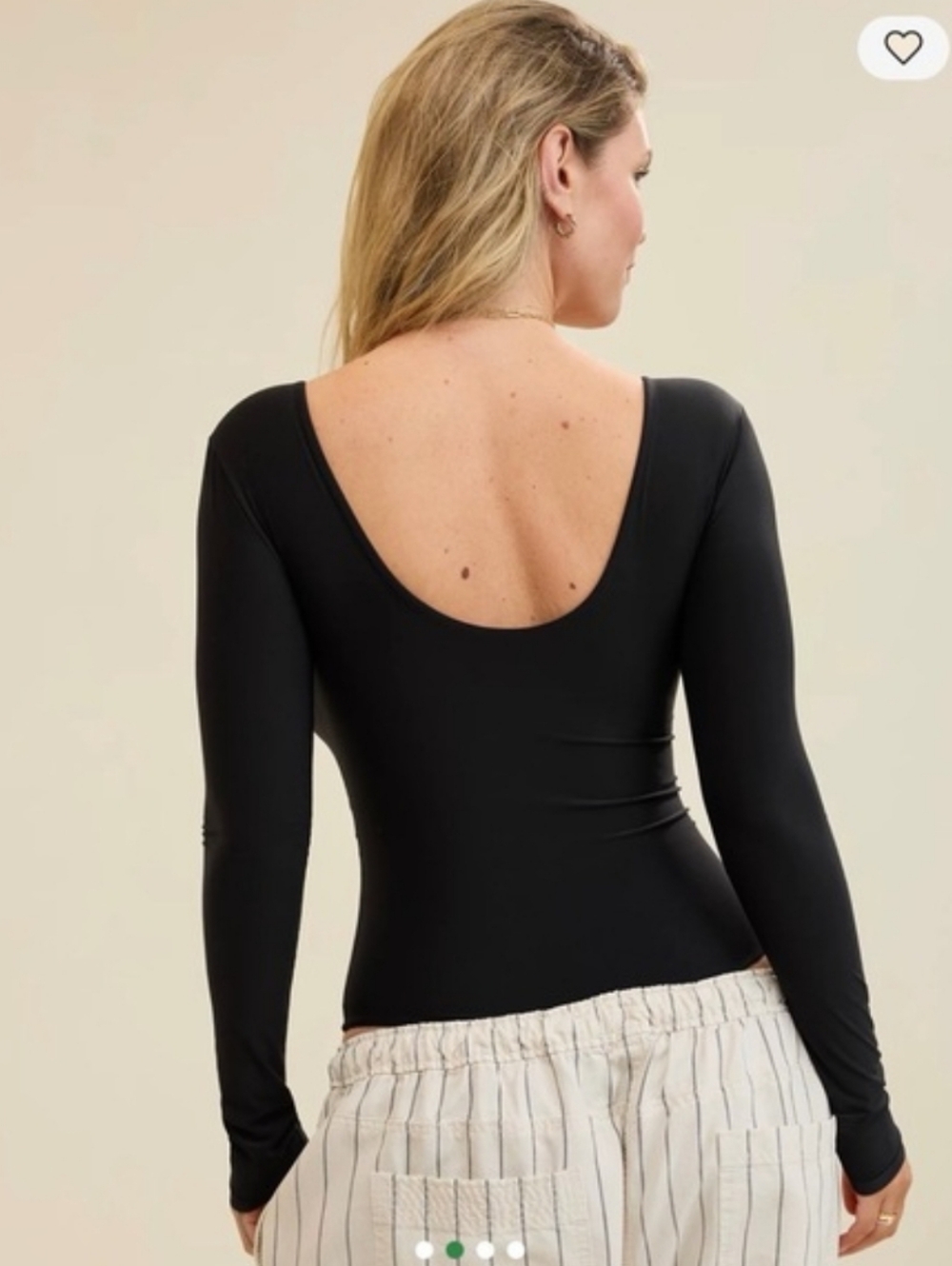 NWT Aerie SMOOTHEZ Long Sleeve Plunge Bodysuit Size XL - Picture 2 of 7